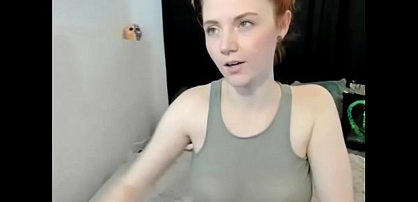  Pale slut showing her nude body